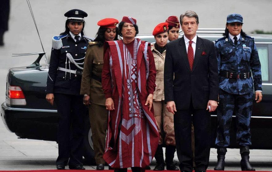 卡扎菲最美女保镖的下场,卡扎菲最后的女保镖都哪里去了