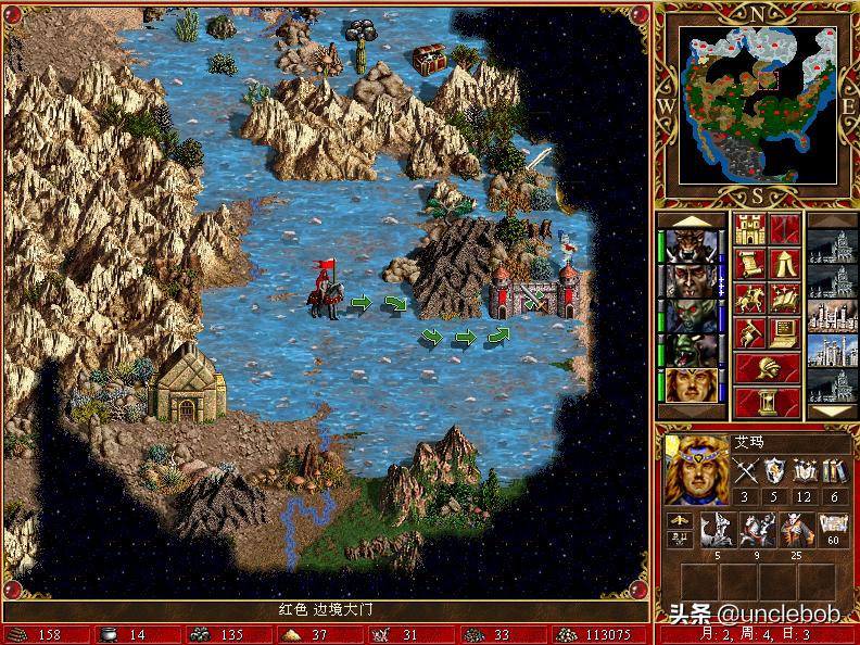 英雄无敌3脆弱平衡失控,电脑瞬间崩盘