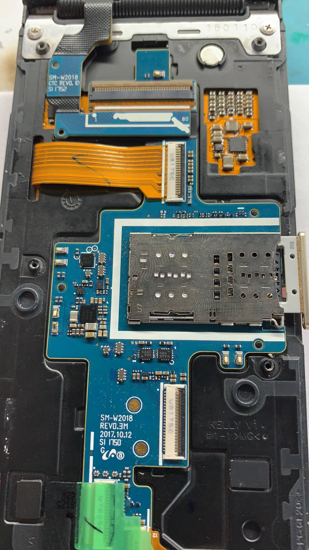 三星2018水货坏了还能修吗,三星w2018更换排线教程