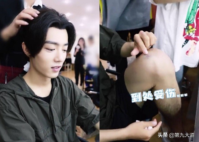 下水塘、被拖拽、被倒吊,发生在片场的这些事,肖战没有一句怨言