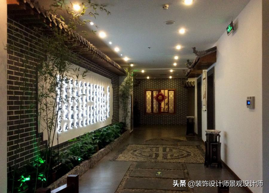 50平米禅意中医养生馆设计图,中医养生理疗会所设计