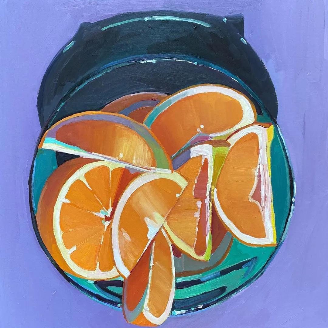 充满光感，秀色可餐的水果绘画