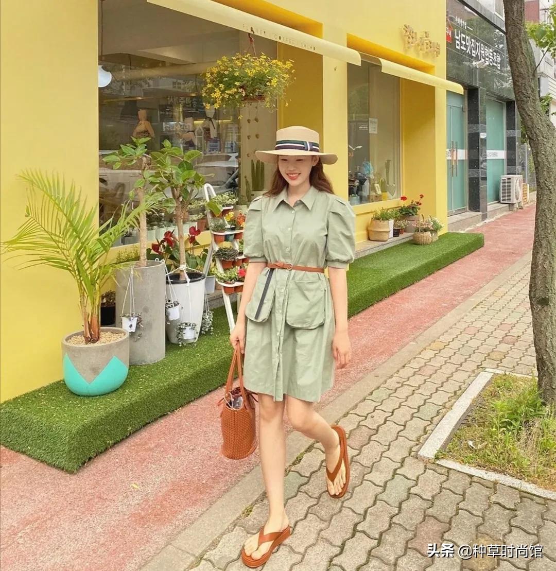 圆头羊皮凉鞋真皮凉鞋今夏最洋气,今夏最值得入手的4双网红凉鞋