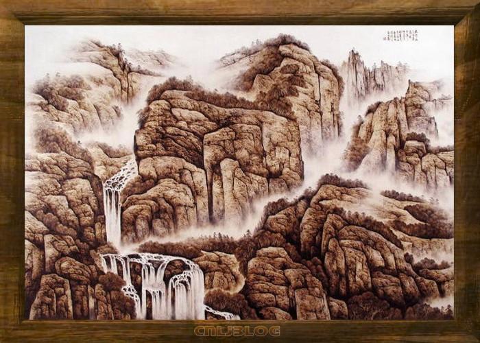 教你画画侧脸,烙画美图