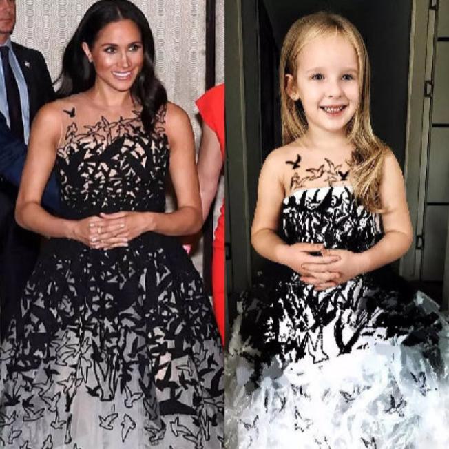 走红网络的妈妈再出奇招，用这些东西为娃做礼服，网友：心灵手巧