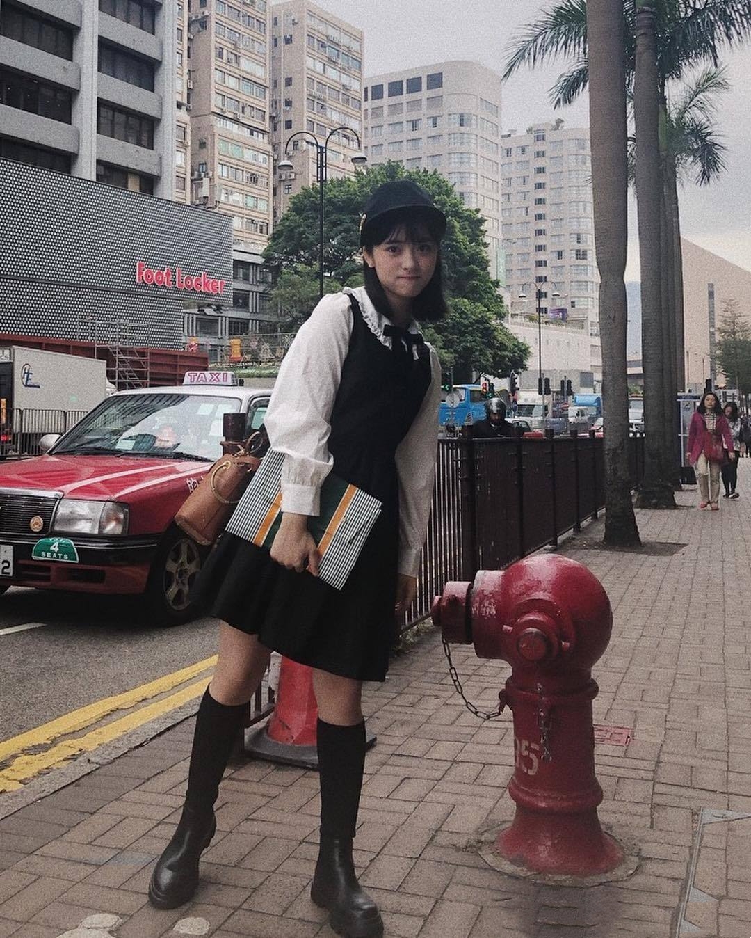 沈月穿长筒靴的图片,沈月穿搭小个子