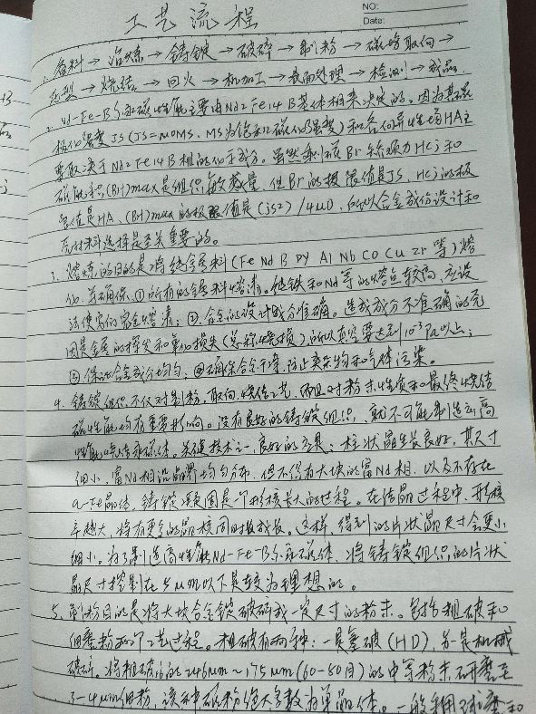 磁材基础知识,永磁材料工艺流程