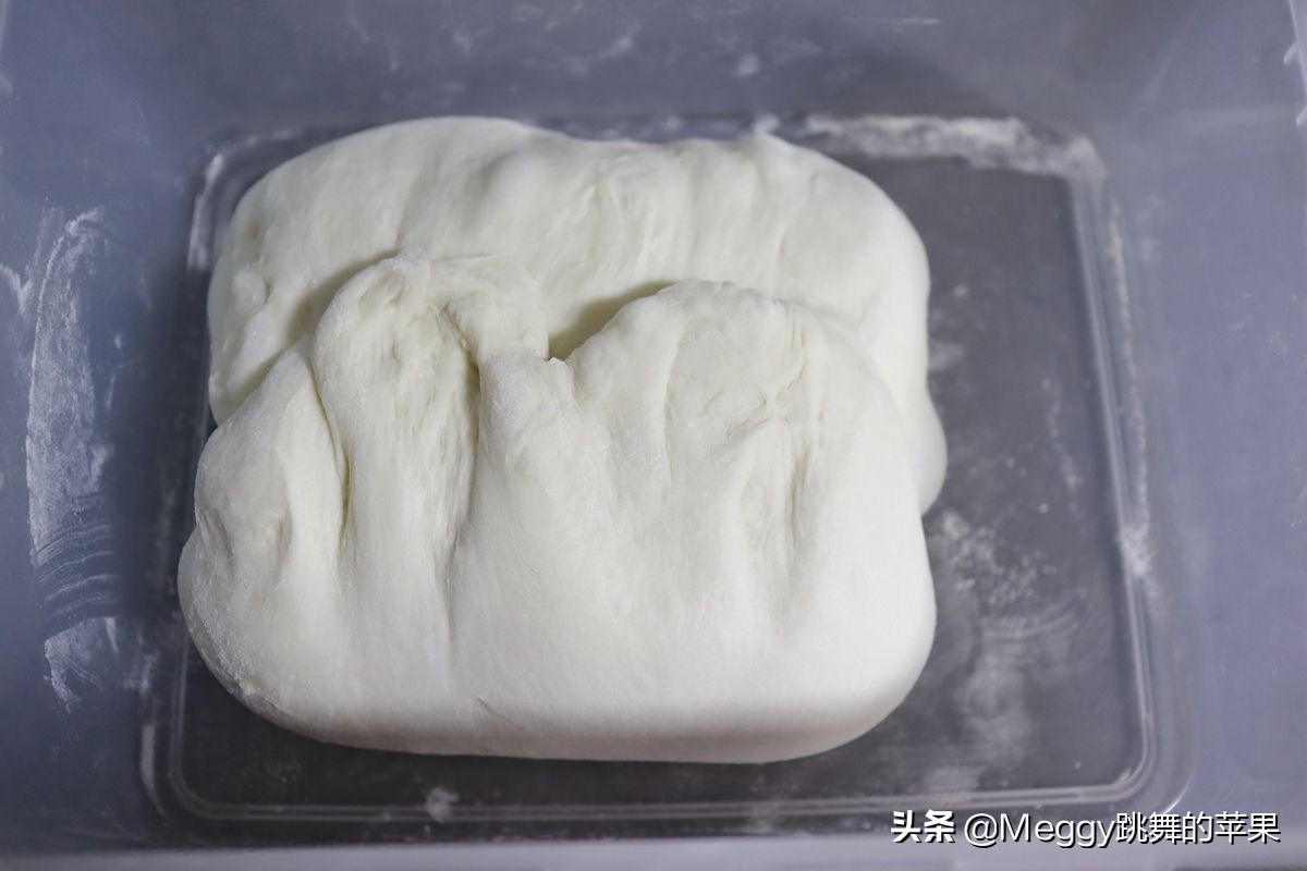 中种超柔软吐司,免揉中筋吐司隔夜冷藏发酵法