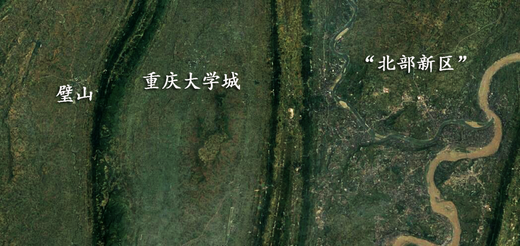 卫星高清地图看重庆,卫星地图看重庆像缩小版中国