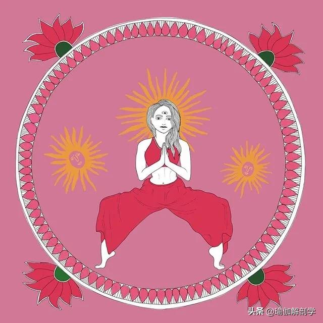 瑜伽小人唯美漫画,瑜伽倒立漫画图片