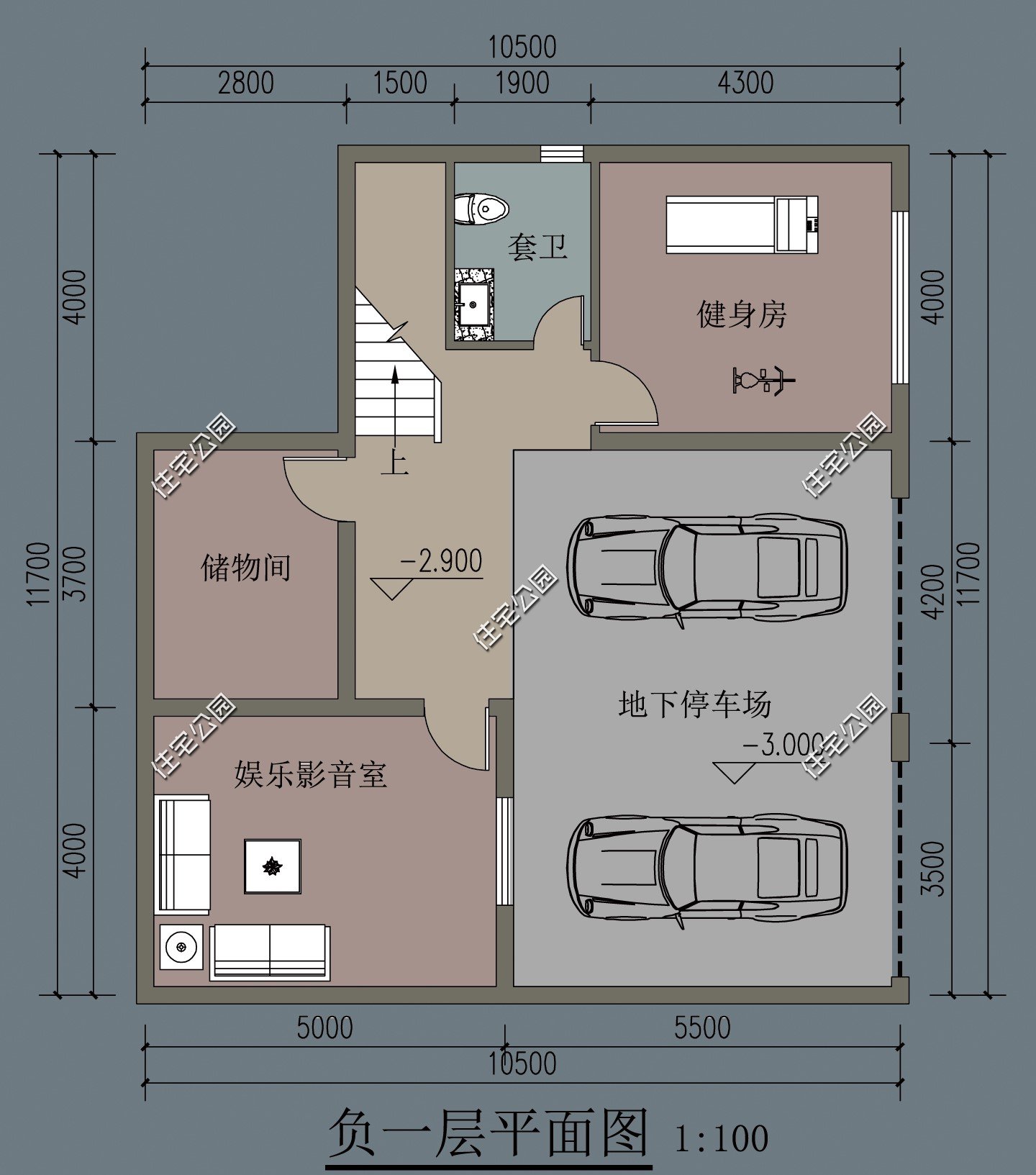 14×17米带地下室的中式合院，适合农村养老，比洋房都美
