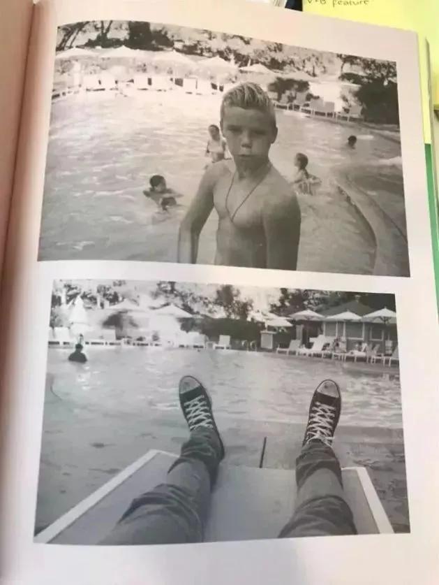 贝克汉姆成长史 (贝克汉姆年轻时和儿子对比)