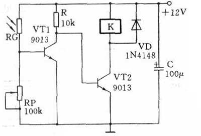 as10路灯光控开关原理图,路灯光控自动开关原理图