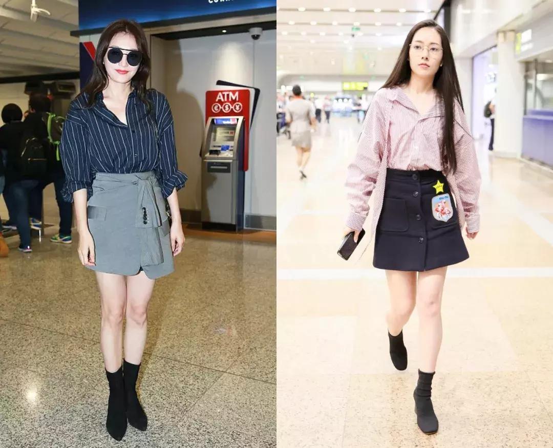 英伦袜靴穿搭裙子,袜靴穿搭新款