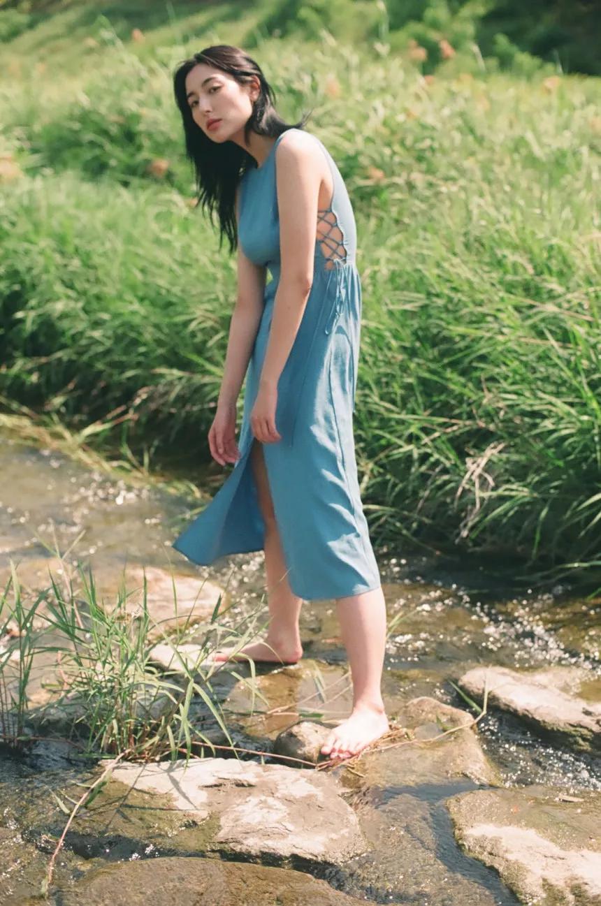 夏日就穿糖果色连衣裙，贼靓，回头率200%