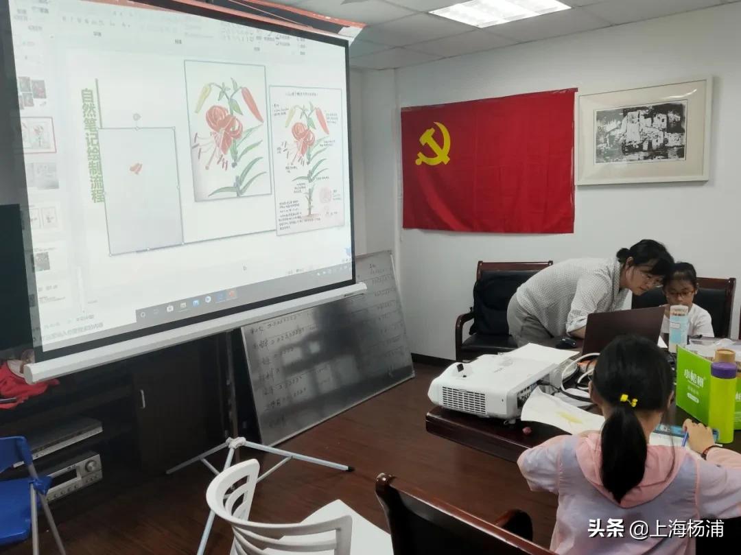 杨浦居民家门口的暑期班开课啦!家长们都冲了~