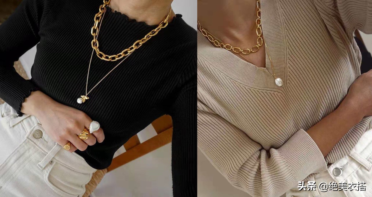 大金链怎么戴好看,土豪大金项链配墨镜