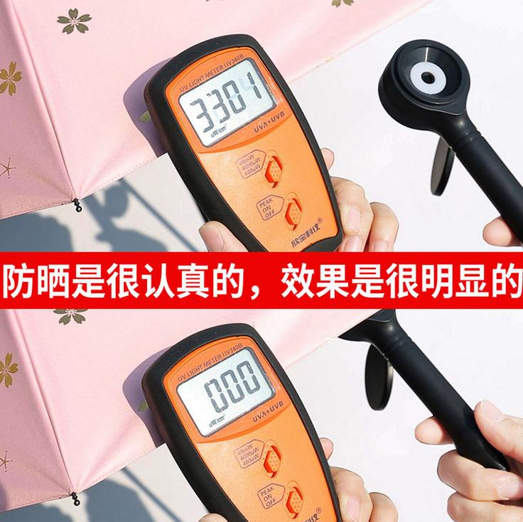 最小最方便携带的防晒伞,出门必备晴雨两用伞自动