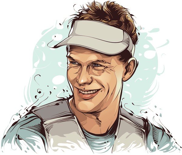 nba球星插画绘画,波普艺术人物肖像插画图