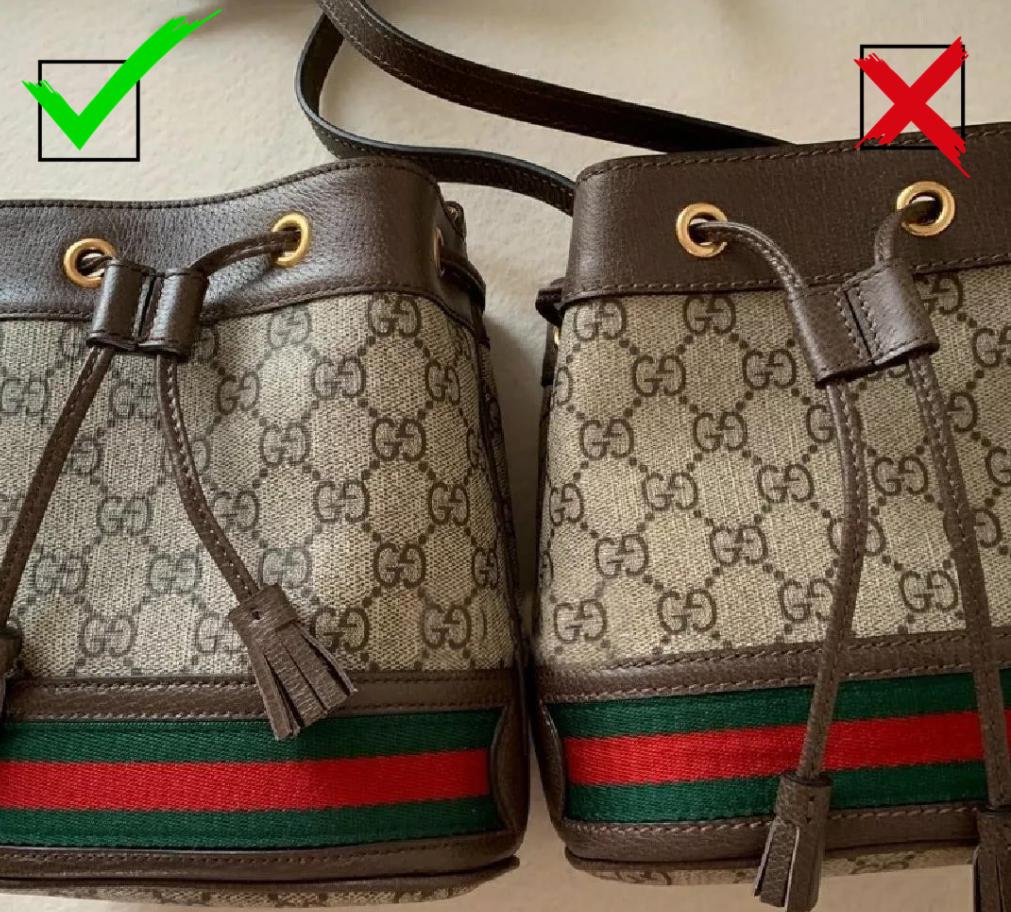 gucci迷你水桶包真假鉴定,gucci鉴定虎头手拿包