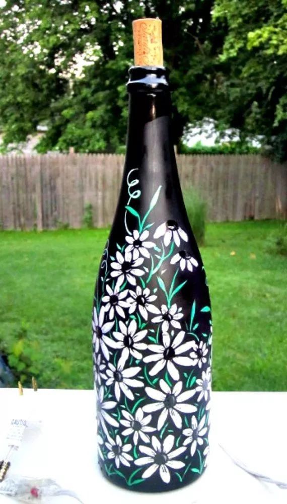 卡通彩绘瓶子作品图片,瓶子彩绘简单