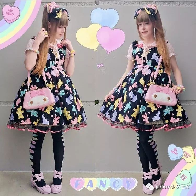 lolita裙子暗黑系推荐,lolita甜系搭配