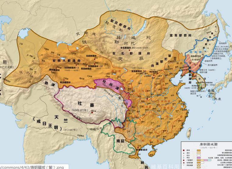 唐朝的鼎盛时期有多强大,唐朝最鼎盛时期势力范围