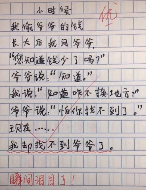 小学生感人催泪爸爸作文,小学生作文我想换个爸爸