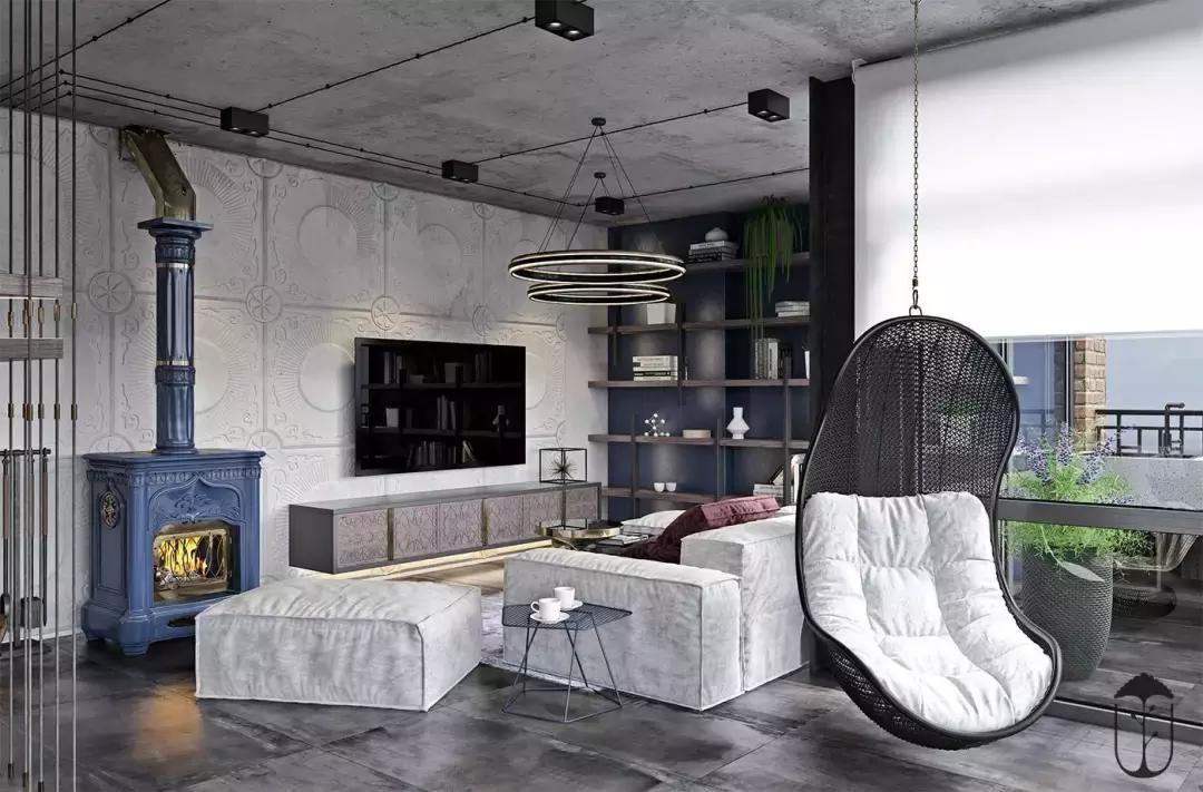 深圳70平米工业风装修,深圳工业厂房装修设计