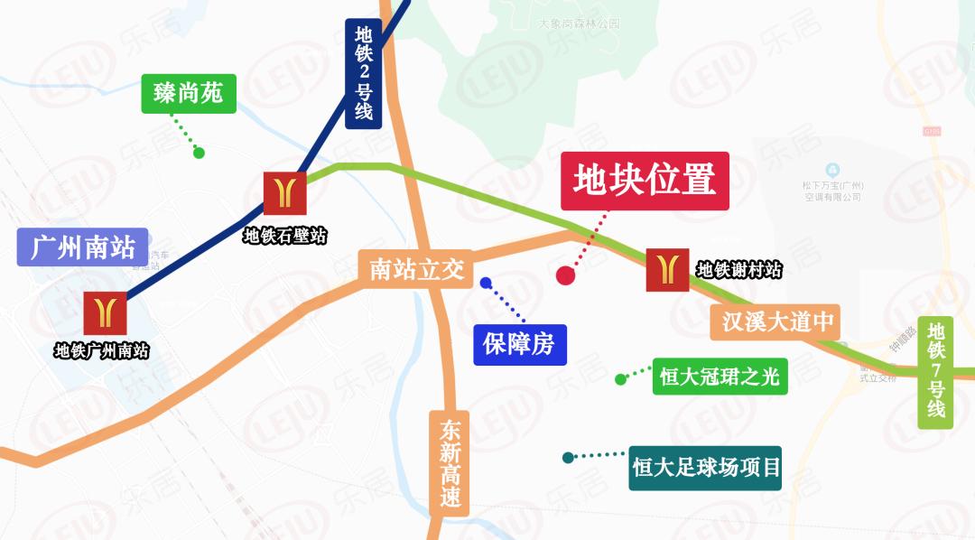 番禺区土地成交价,番禺新拍地楼盘