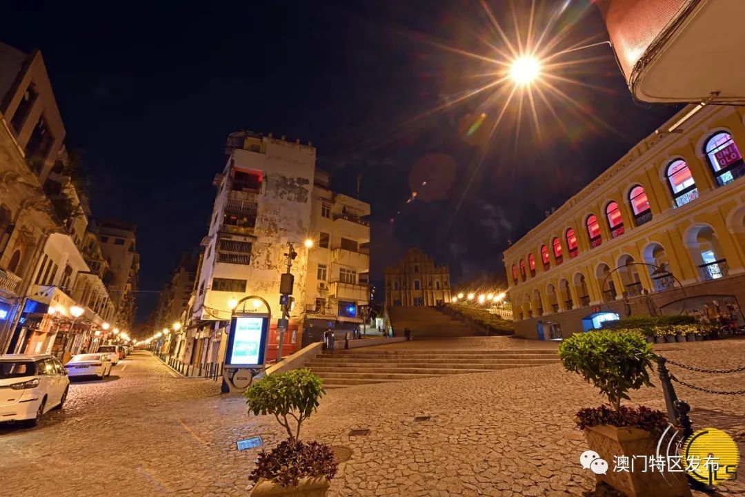 澳门风景真实照片晚上,澳门高清城市夜景视频素材