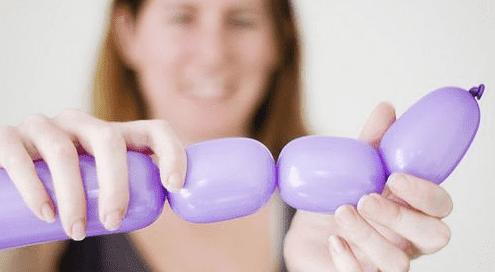 气球小狗普通花样制作,制作气球造型狗教学视频