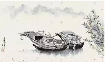 吴冠中江南风光,吴冠中白桦林创意美术