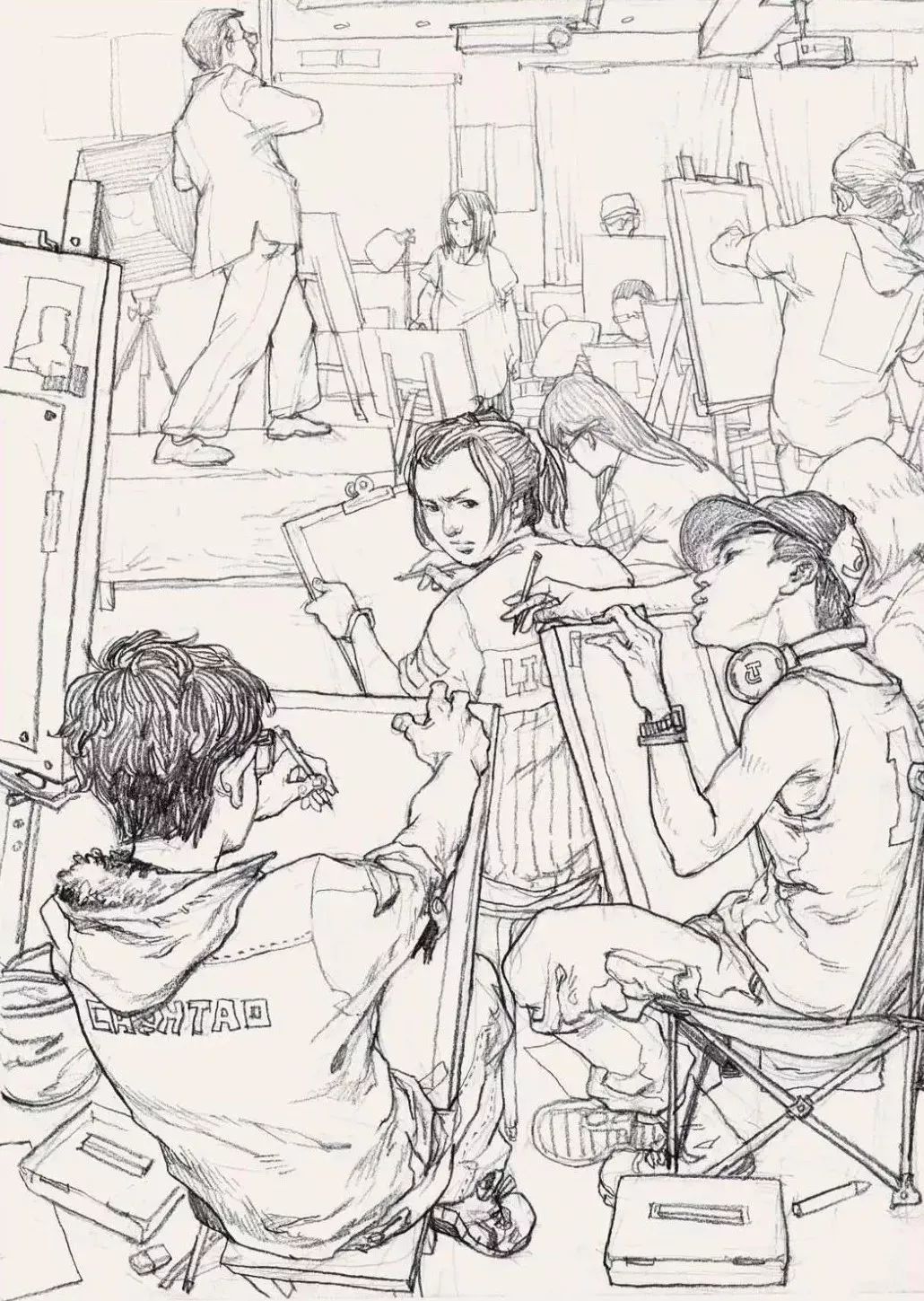 校考必考技巧,速写超强干货