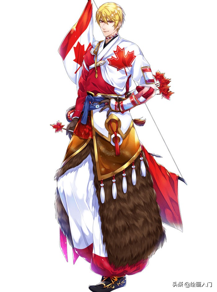 30张炫酷动漫形象，每个形象代表一个国家，你认为怎么样？