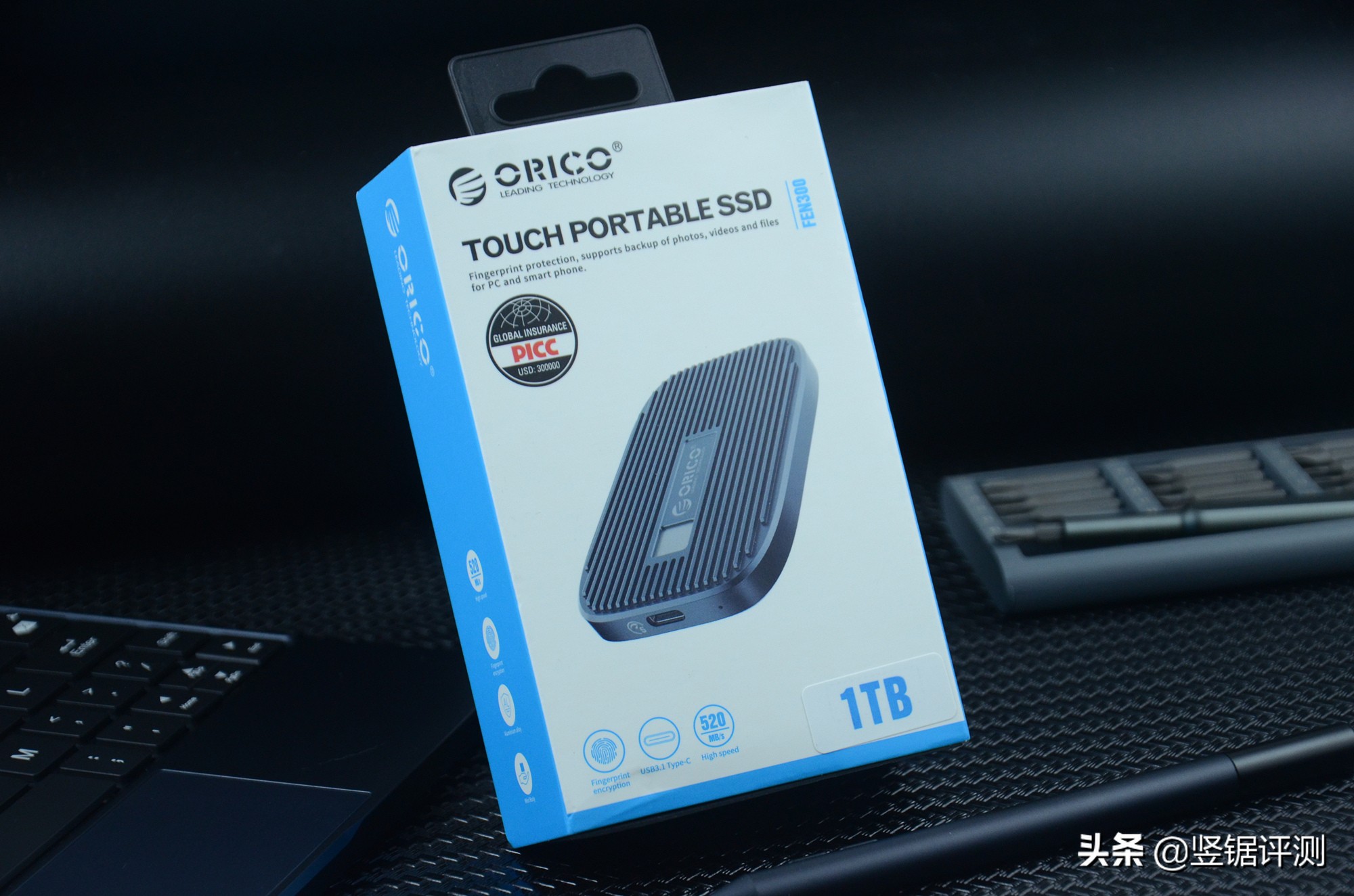 拥有“指纹加密”设计的国产移动固态硬盘：OricoFEN300评测体验