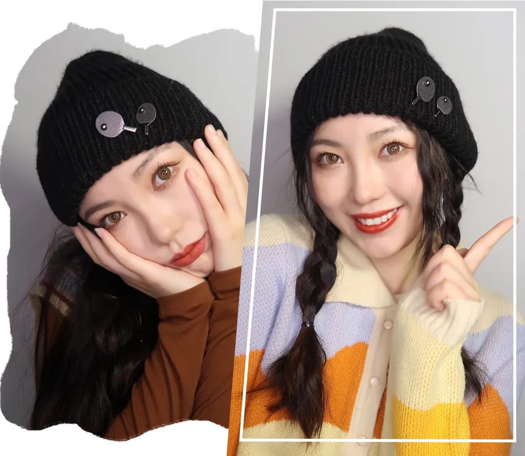 冬天帽子女款2022款网红款加厚,头大的女生冬天适合什么帽子