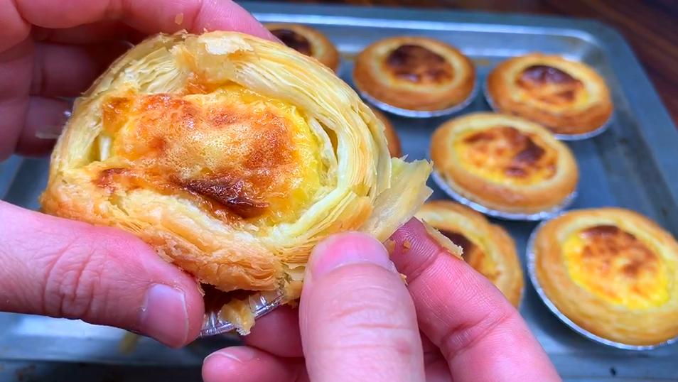 蛋挞皮做蛋挞最简单的做法,超简易自制蛋挞皮的做法大全