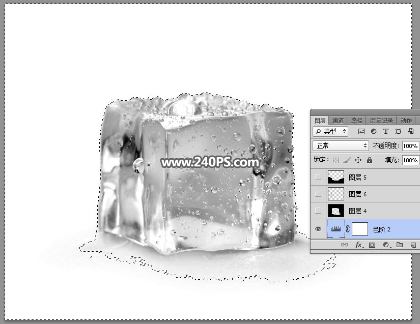 ps蒙版透明冰块教程,ps如何制作冰块效果