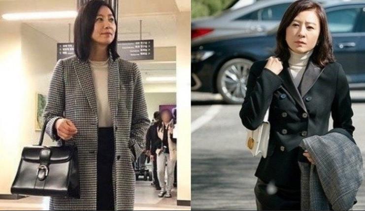 女神*用御**包!《夫妻的世界》金喜爱、朴敏英都爱背的JoyGryson