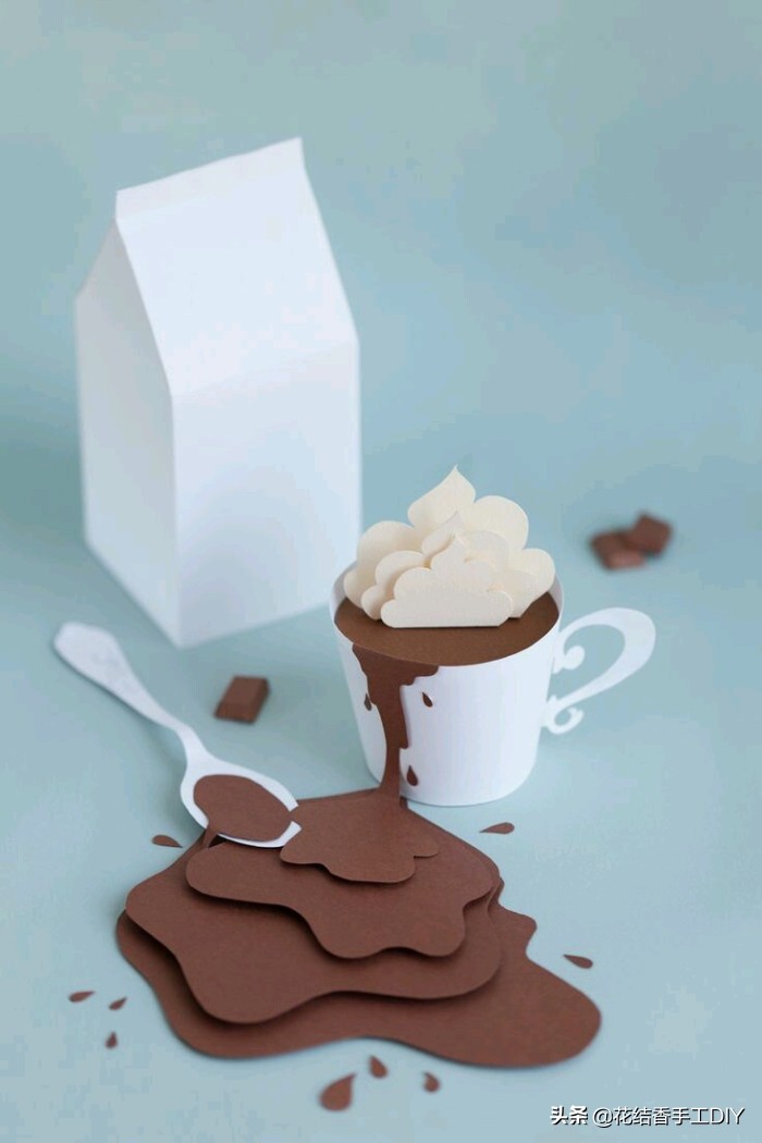 纸艺教程教你用彩纸diy简易花瓶,纸艺教程教你用彩纸diy漂亮的墙花