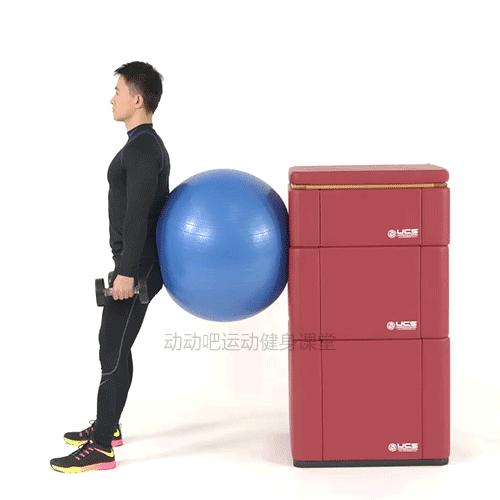 哑铃保加利亚深蹲练臀,深蹲拿哑铃练臀标准动作