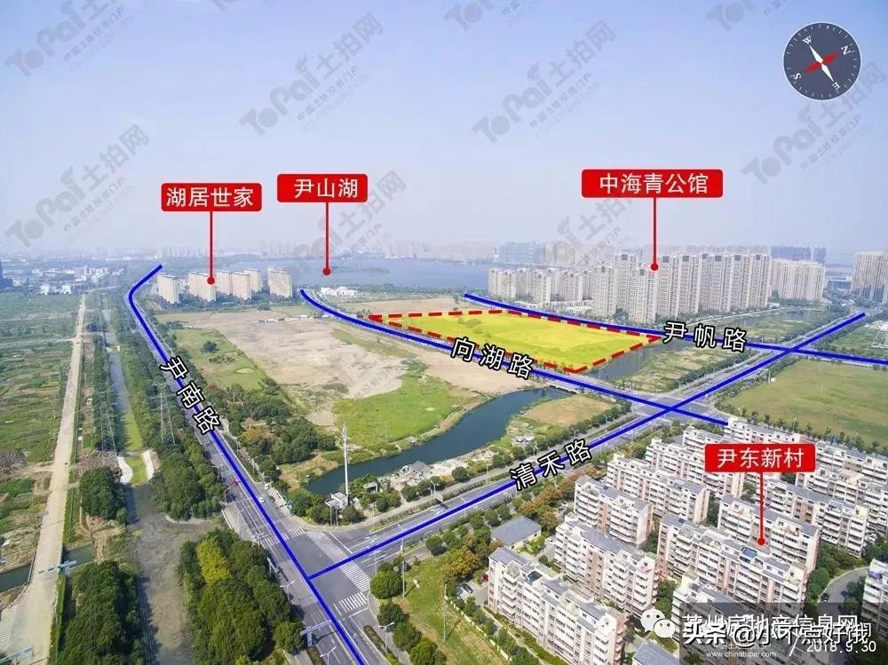 尹山湖拿地,超50余房企厮杀揽金超900亿