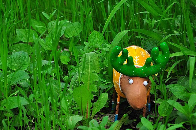 布艺小玩偶制作教程视频,格子布自制简单布艺小玩偶