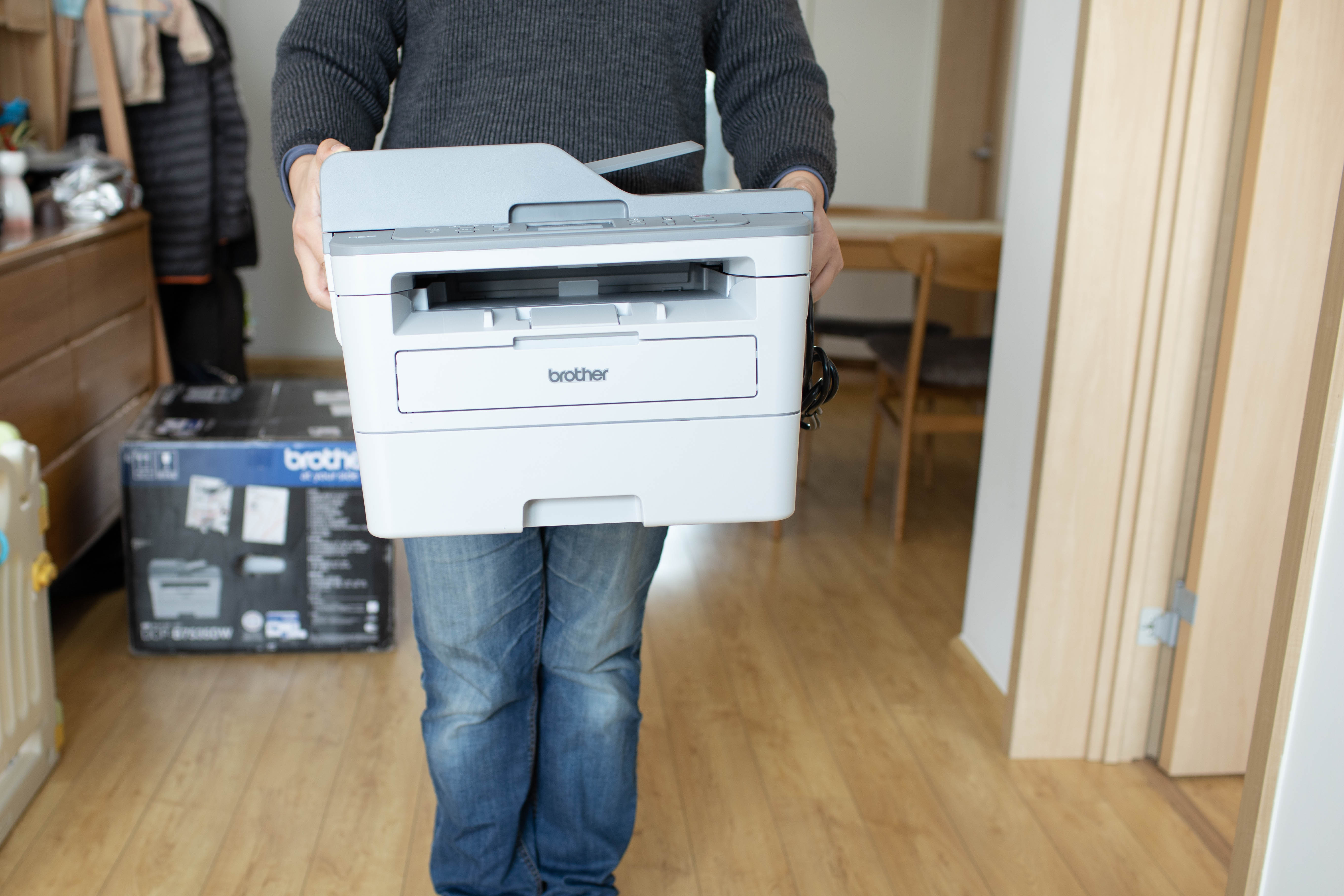 在家也能高效办公——兄弟DCP-B7535DW黑白激光一体机使用体验