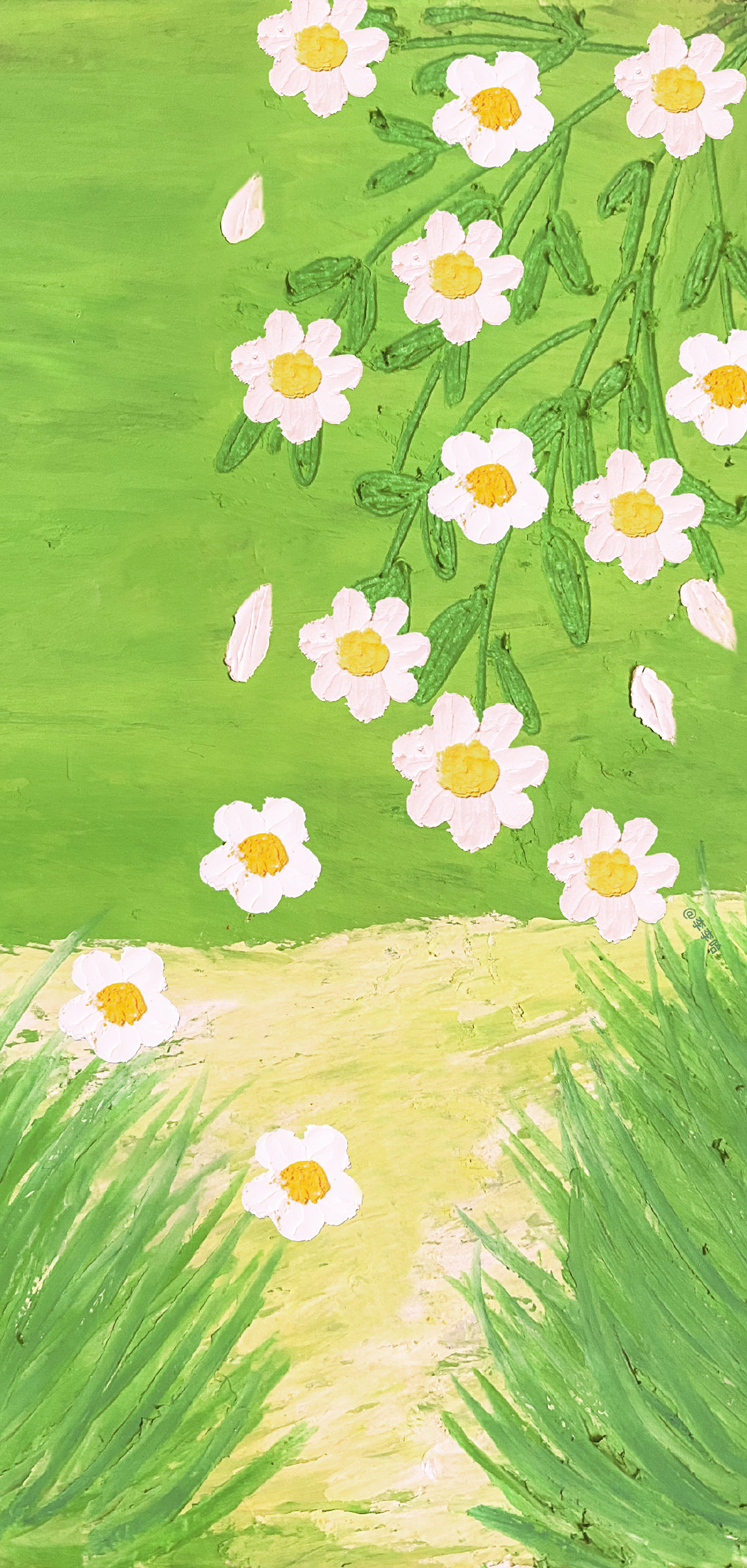 哪些色彩有张力的油画壁纸,油画风景画治愈系壁纸