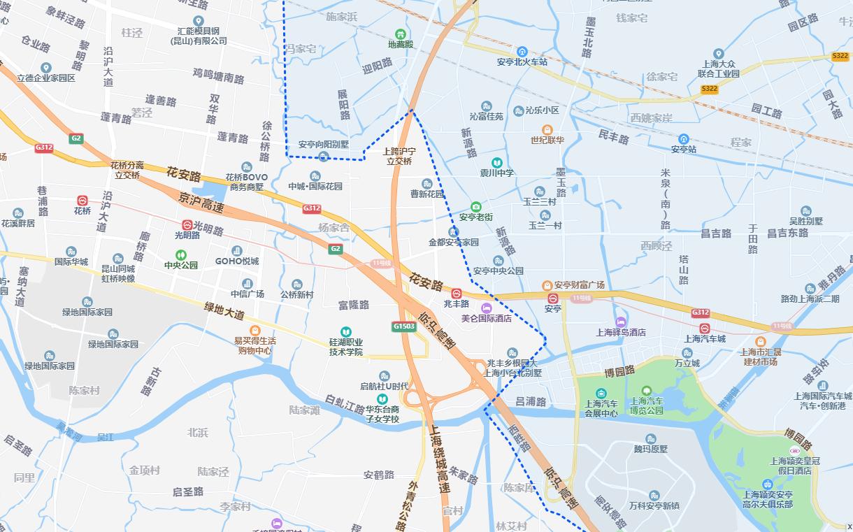 嘉定安亭将来发展怎么样,上海安亭和昆山花桥