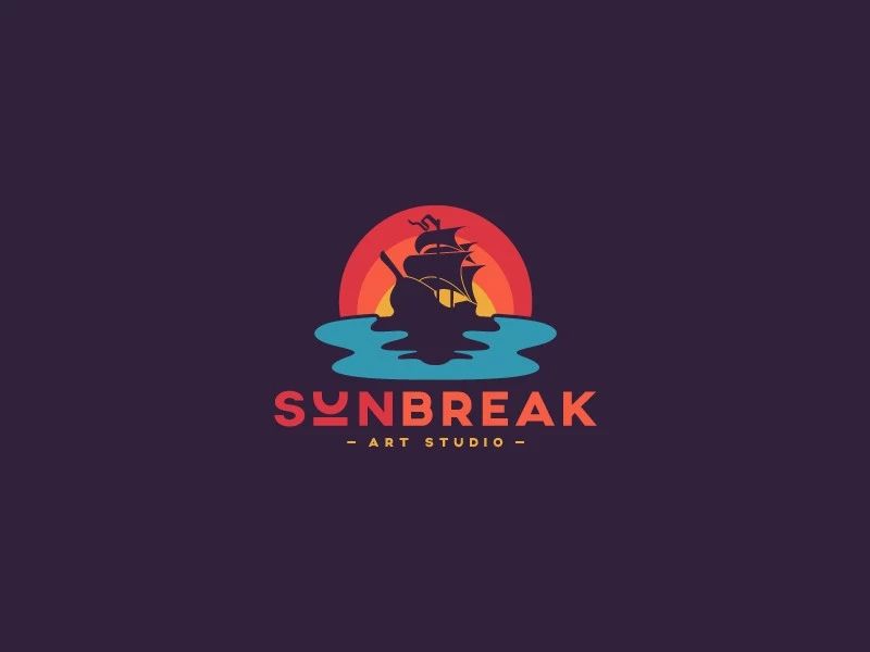 卡通logo设计效果图,餐饮卡通logo设计