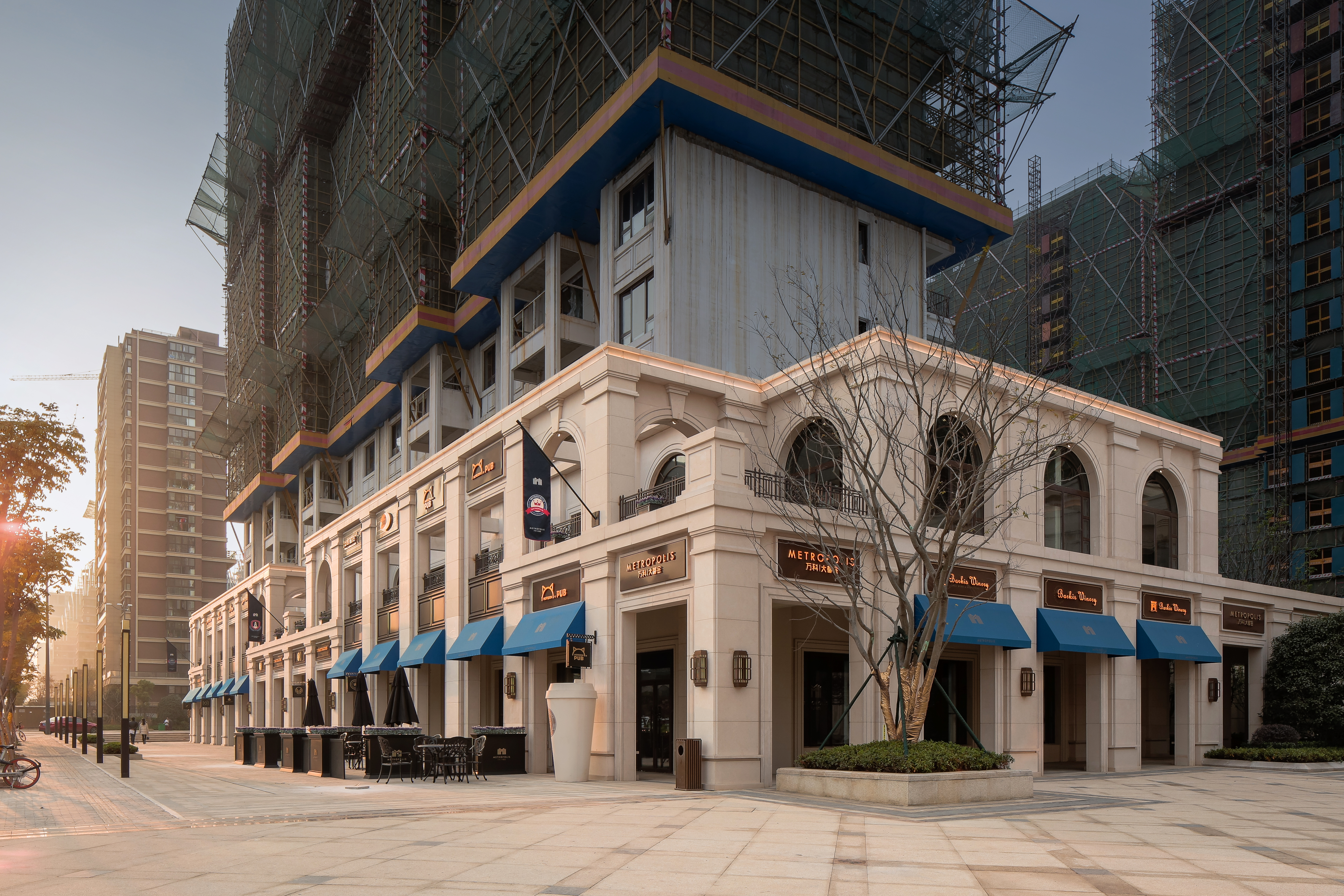 万科大都会大堂实景,南京万科大都会