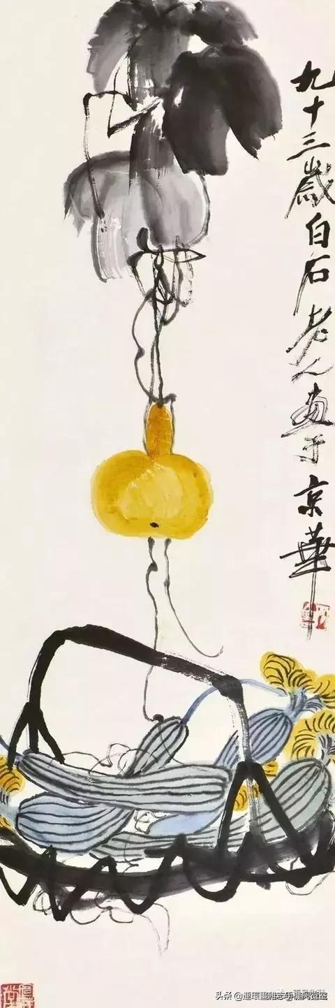 齐白石葫芦精品图片,齐白石葫芦国画